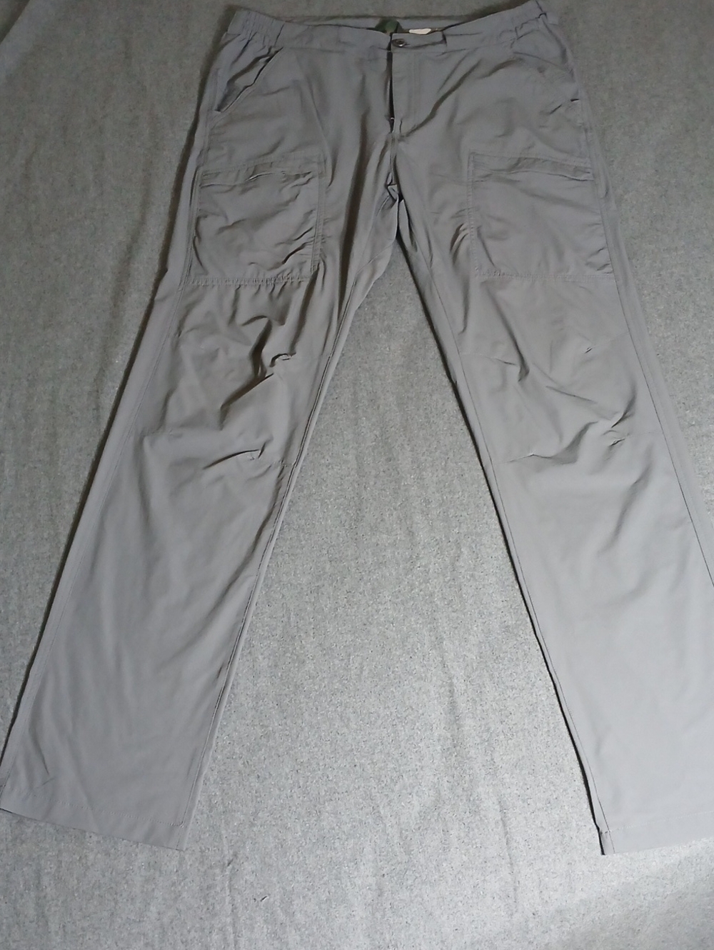 Free Soldier Men's Gray Cargo Pants with Utility Pockets 37x36